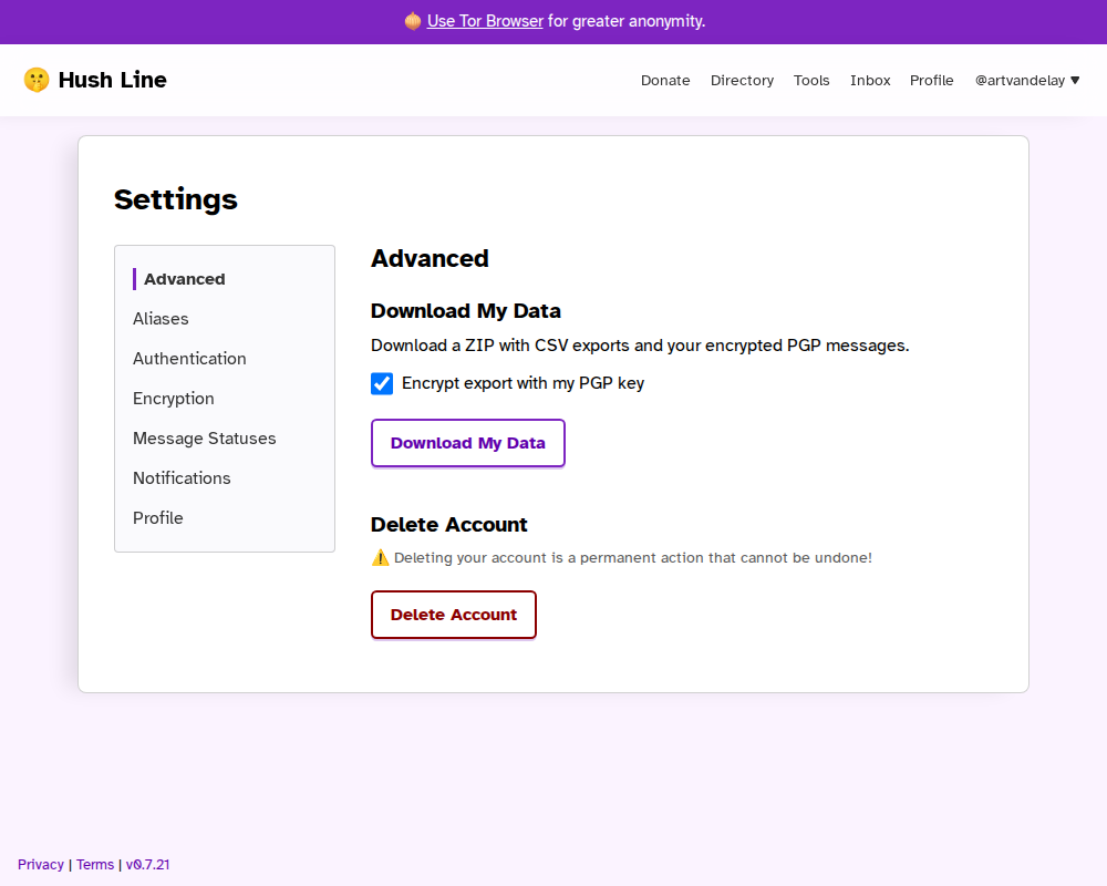 Download Data Screenshot